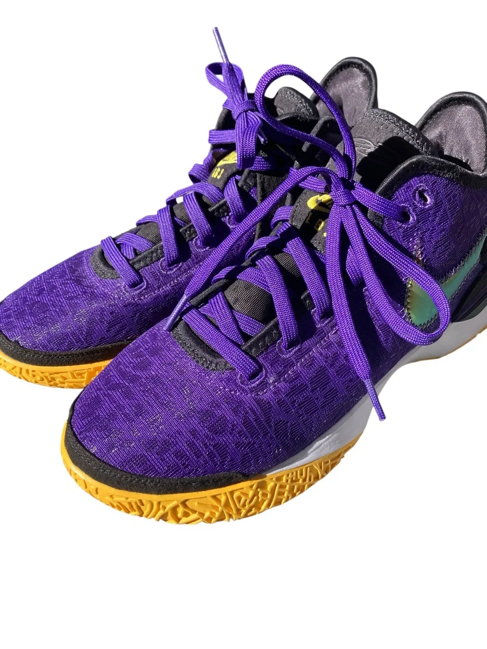 Nike Zoom LeBron NXXT Gen EP DR8788-500 Men’s 8 Purple Gold Shoes